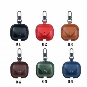 Подходит для Apple AirPods Pro 3 защитный корпус, Bluetooth Wireless Hearset Box, защитный корпус для хранения, полностью покрытый и царапина, итальянский кожаный коричневый